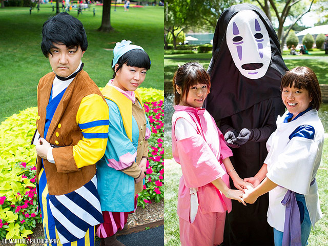 Cosplays I've made for myself and friends. Photo credit: Ed Martinez
